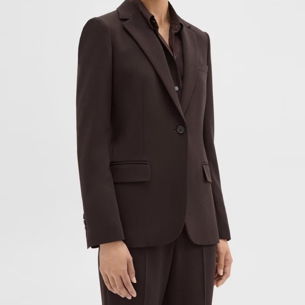 Theory Dark Brown Blazer